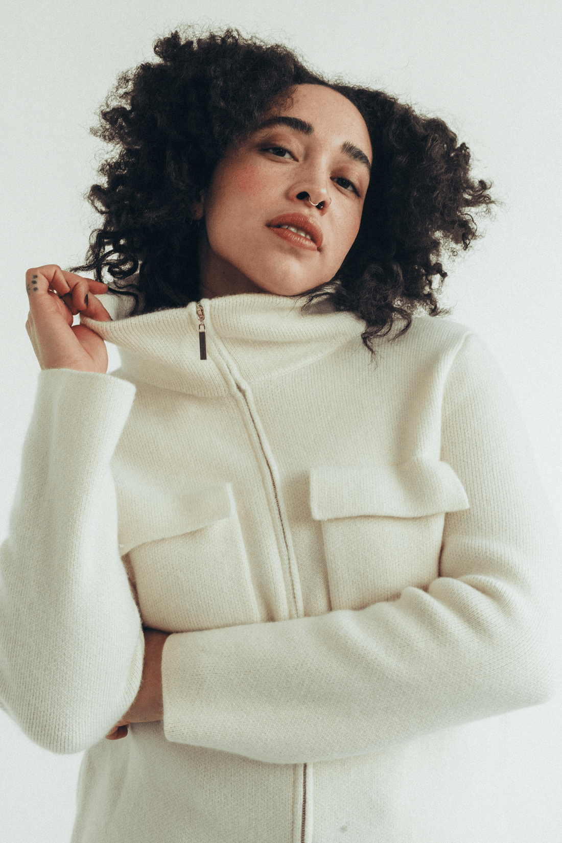 The Leila Sweater Jacket Cassandra powered by Public Habit